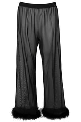Anett Mesh Trousers - Black