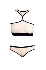 Las one - Fishnet Set - Nude