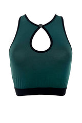 Ilona Jersey Bra - Emerald Green