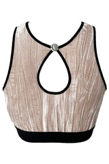 Ilona Velvet Bra - Cream