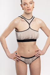 Ellu Velvet Knickers - Cream