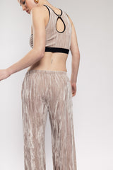 Kerli Velvet Trousers - Cream