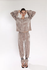 Kerli Velvet Top - Cream