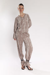 Kerli Velvet Trousers - Cream