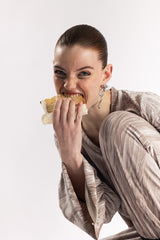 Kerli Velvet Trousers - Cream