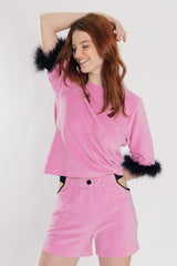 WEBSITE EXCLUSIVE - Laura Terry Set - Hot Pink