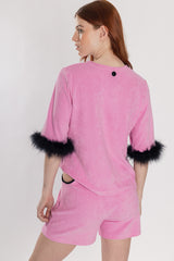 WEBSITE EXCLUSIVE - Laura Terry Set - Hot Pink