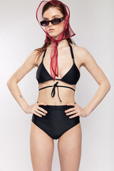 Riti Reversible Bikini Top - Black/Nude