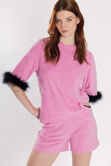 WEBSITE EXCLUSIVE - Laura Terry Set - Hot Pink