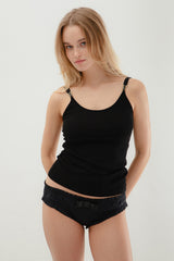 Riti Tank Top - Black/Gold