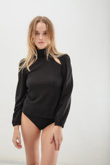 Iris Knit Top - Black