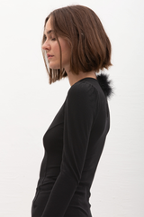 Kristiina Suspender Top - Black