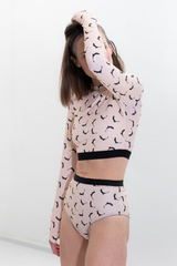 Kylie Surf Top - Black/Nude