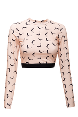 Kylie Surf Top - Black/Nude