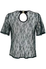 Lace T-shirt - Green