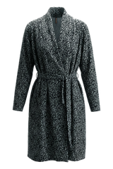 One of a kind Leopard Print Robe - Blue