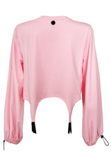 Last one - Liilit Suspender Crop Top - Pink