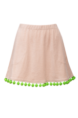 Lisa Terry Skirt - Nude + Green