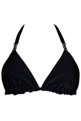 Riti Reversible Bikini Top - Black + Abstracat