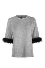 Anett Disco T-Shirt - Silver