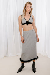 Harriet Disco Skirt - Silver