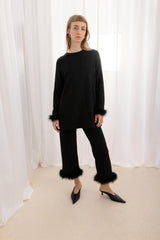 Anett Disco Trousers - Black