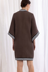 Kimono Gown - Dusty Brown