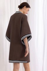 Kimono Gown - Dusty Brown