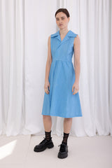 Katwoman Print Dress - Blue