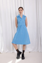 Katwoman Print Dress - Blue