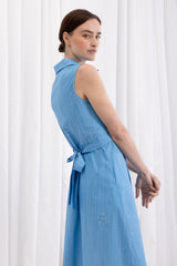 Katwoman Print Dress - Blue