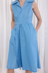 Katwoman Print Dress - Blue