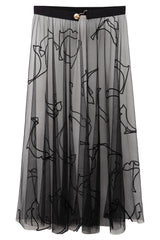 Jo Cat Tulle Skirt - Gold buckle