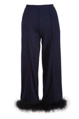 Anett Disco Trousers - Navy