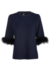 Anett Disco T-Shirt - Navy