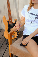 Caturday T-Shirt - White