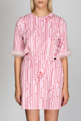 LAST ONE - Iris Katwoman Miniskirt - Pink/red