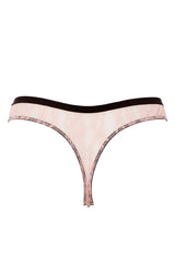 Piret Lace Thongs Pink back