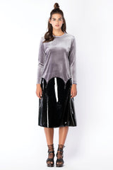 Velvet Suspender Jumper