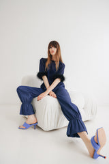 Kerli Denim Trousers -  Dark Blue