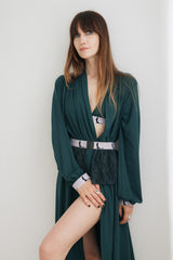 Nele Jersey Gown - Emerald Green
