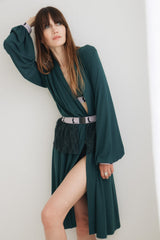 Nele Jersey Gown - Emerald Green