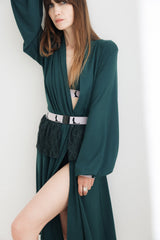 Nele Jersey Gown - Emerald Green