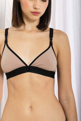 Riti Suspender Bra - Mink