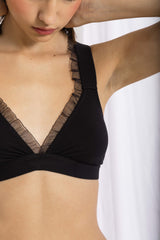 Alison Modal Jersey Bra - Black