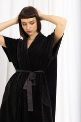 Diana Wings Wrap Long - Black