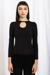 Karin Long-sleeved Top - Black