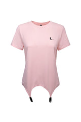 Cat logo Kristel Suspender T-shirt - Pink