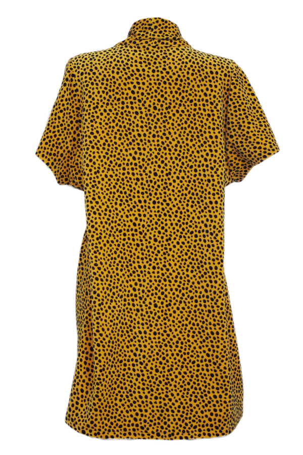 Diana Cheetah Wrap - Yellow