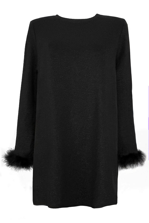 Disco Long Sleeves Top - Black